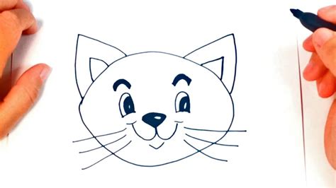 cara gato dibujo|como hacer una gato.